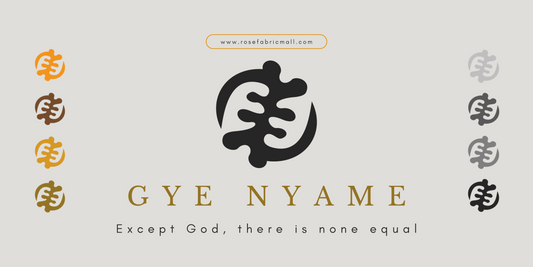 Gye Nyame - Except God, there is none equal